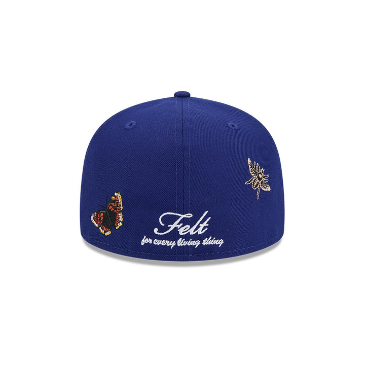 New Era หมวกรุ่น FELT x MLB Los Angeles Dodgers DK Blue 59FIFTY Cap