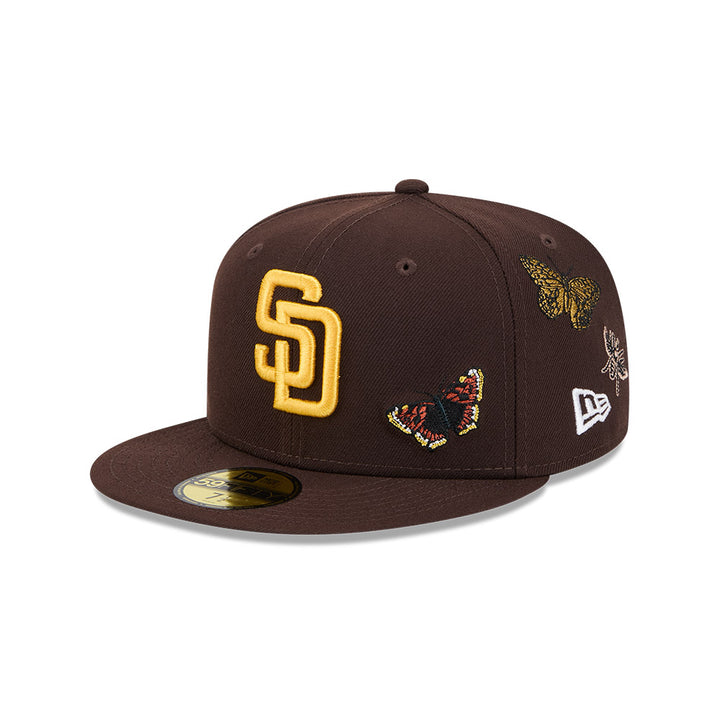 New Era หมวกรุ่น FELT x MLB San Diego Padres Dark Brown 59FIFTY Cap