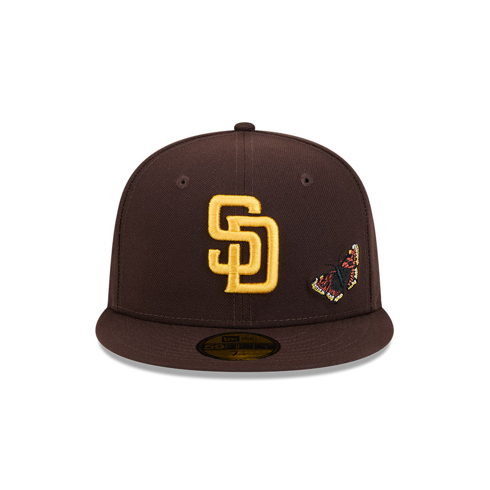 New Era หมวกรุ่น FELT x MLB San Diego Padres Dark Brown 59FIFTY Cap