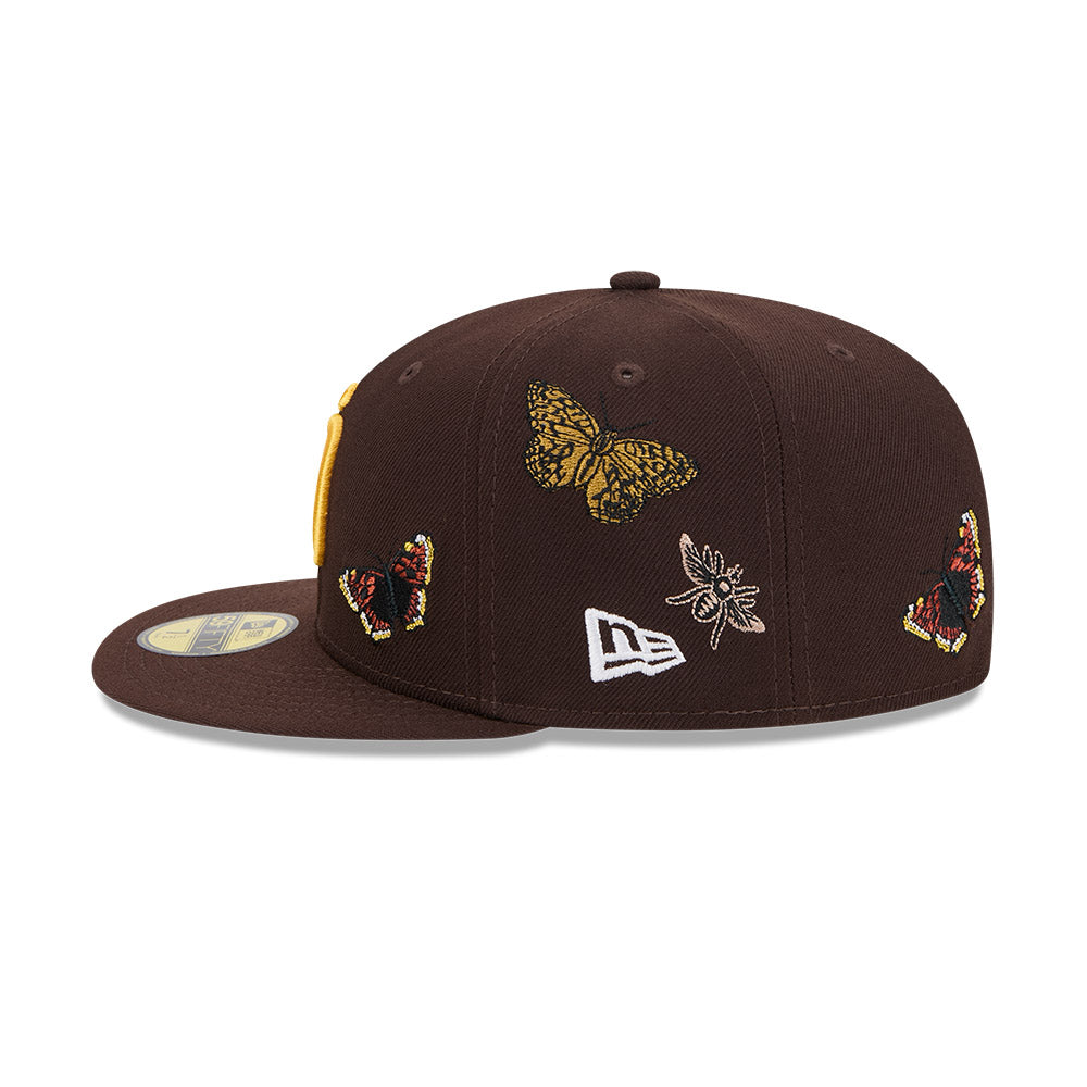 New Era หมวกรุ่น FELT x MLB San Diego Padres Dark Brown 59FIFTY Cap