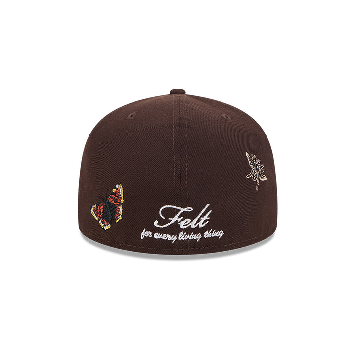 New Era หมวกรุ่น FELT x MLB San Diego Padres Dark Brown 59FIFTY Cap