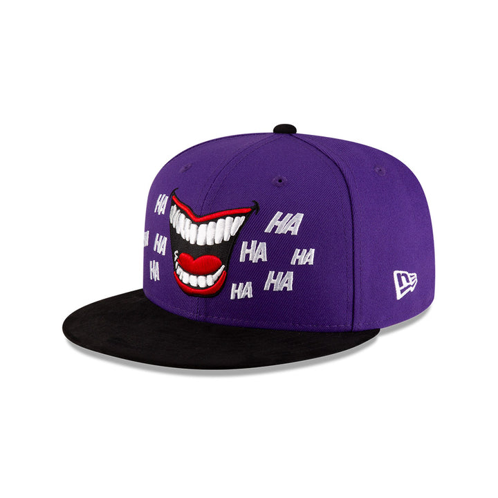 New Era หมวกรุ่น New Era X Warner Brothers Joker Hahaha Purple 59FIFTY Cap