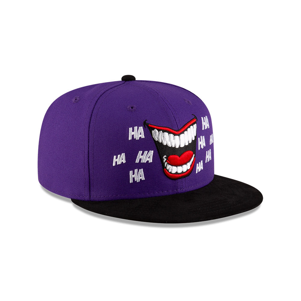 New Era หมวกรุ่น New Era X Warner Brothers Joker Hahaha Purple 59FIFTY Cap