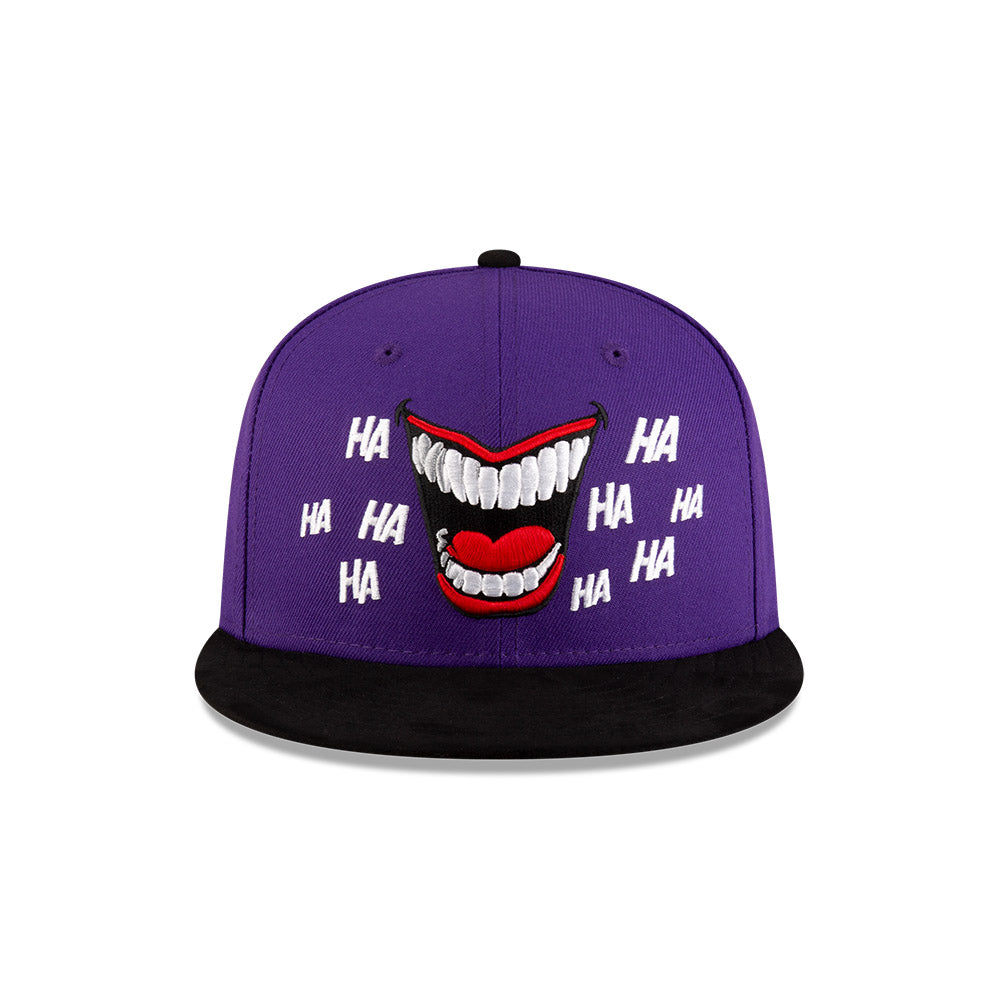 New Era หมวกรุ่น New Era X Warner Brothers Joker Hahaha Purple 59FIFTY Cap