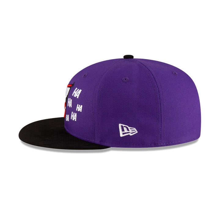 New Era หมวกรุ่น New Era X Warner Brothers Joker Hahaha Purple 59FIFTY Cap