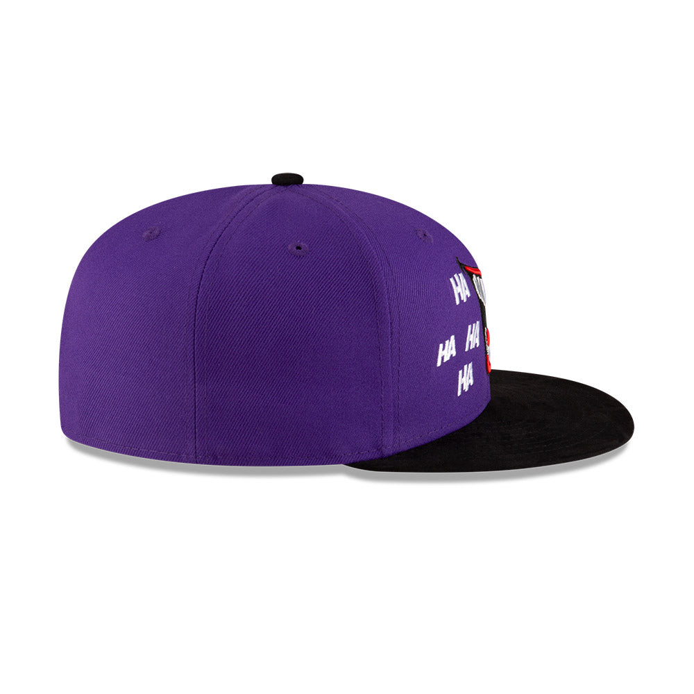 New Era หมวกรุ่น New Era X Warner Brothers Joker Hahaha Purple 59FIFTY Cap