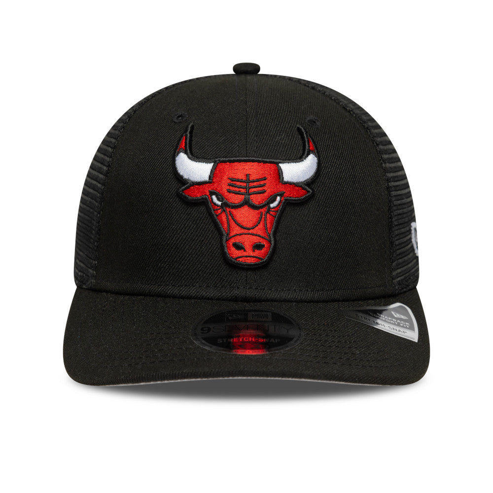 New Era หมวกรุ่น Chicago Bulls Mesh Black 9Seventy Stretch Snap Cap