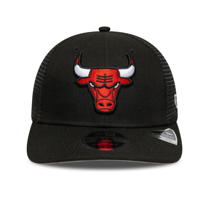 New Era หมวกรุ่น Chicago Bulls Mesh Black 9Seventy Stretch Snap Cap