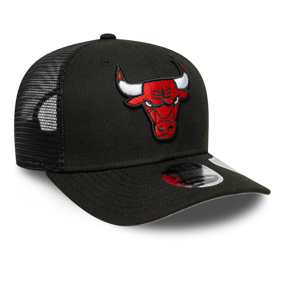 New Era หมวกรุ่น Chicago Bulls Mesh Black 9Seventy Stretch Snap Cap