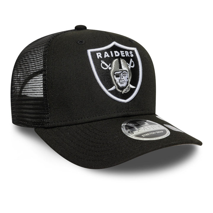 New Era หมวกรุ่น Las Vegas Raiders Mesh Black 9Seventy Stretch Snap Cap