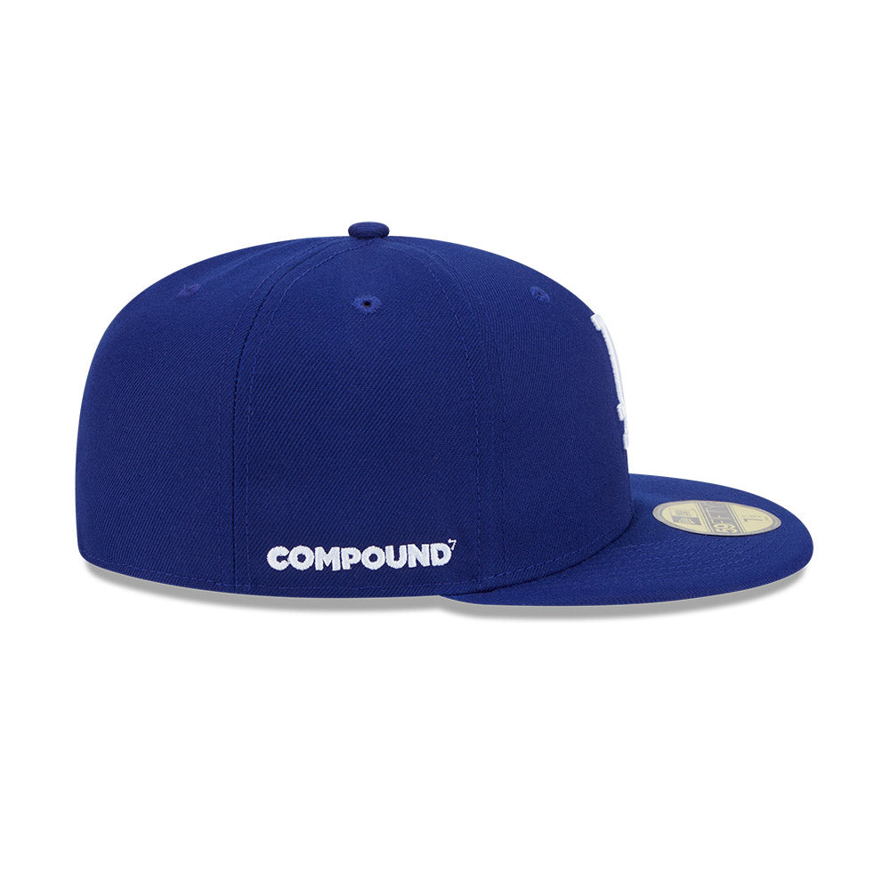 New Era หมวกรุ่น NEW ERA x COMPOUND x MLB 2025 Los Angeles Dodgers 59FIFTY Cap