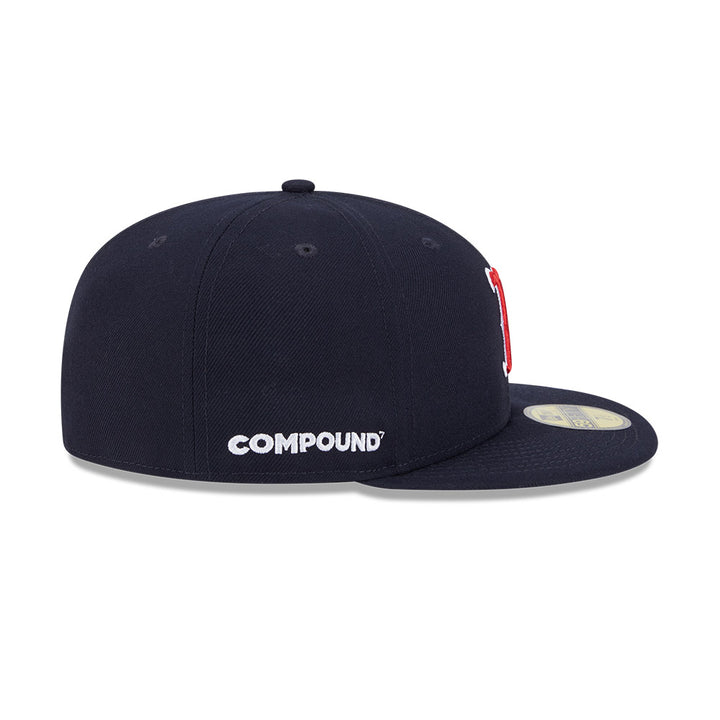 New Era หมวกรุ่น NEW ERA x COMPOUND x MLB 2025 Boston Red Sox 59FIFTY Cap