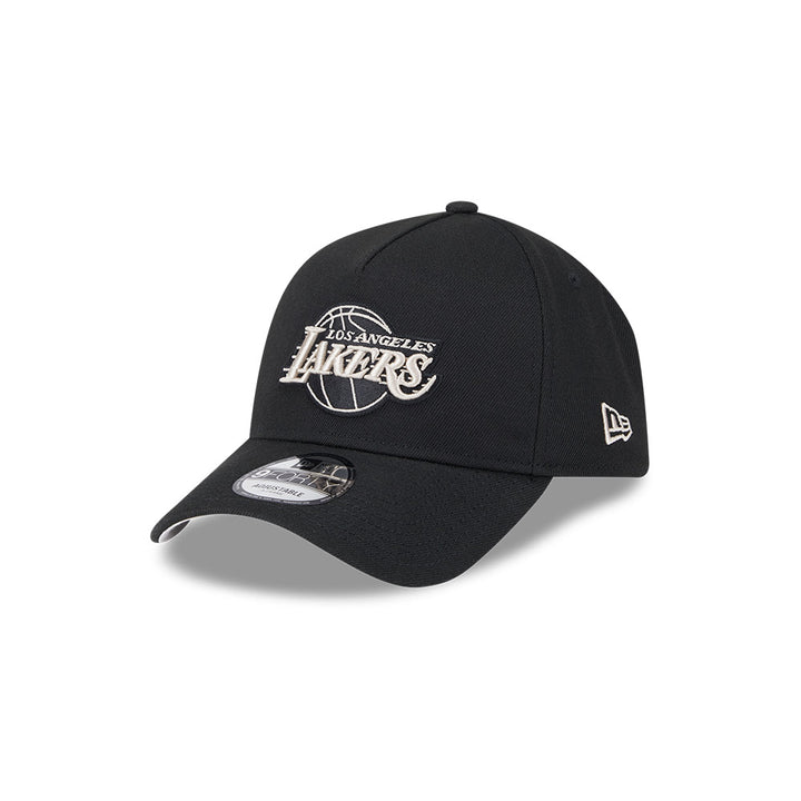 New Era หมวกรุ่น Los Angeles Lakers Stone Repreve Black 9Forty Af Cap