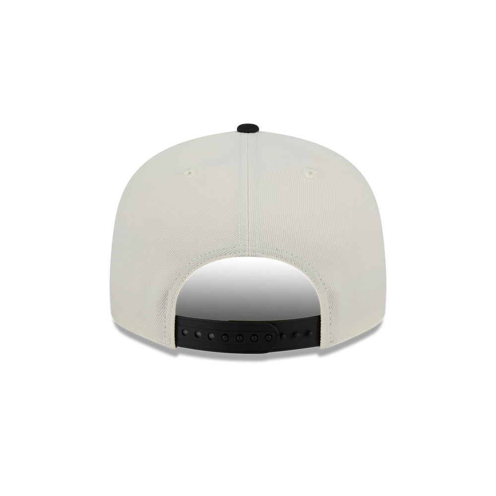 New Era หมวกรุ่น San Antonio Spurs Nba Script 2-Tone Black Visor Chrome White 9Fifty Cap