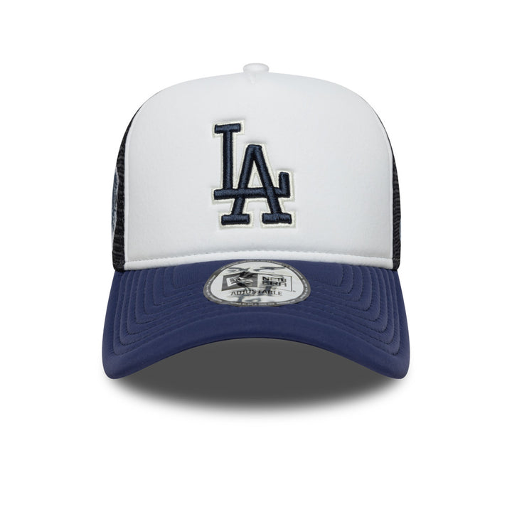 New Era หมวกรุ่น LOS ANGELES DODGERS COOPERSTOWN 2-TONE NAVY VISOR OPTIC WHITE 9FORTY EF TRUCKER CAP