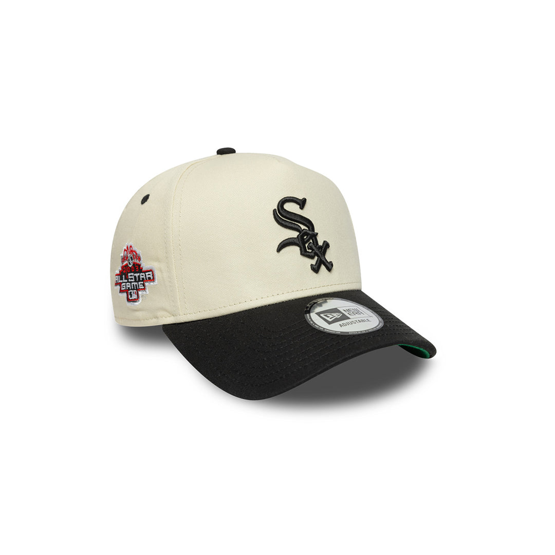 New Era หมวกรุ่น Chicago White Sox Cooperstown Asg Patch 2-Tone Black Visor Light Cream 9Forty Ef Cap