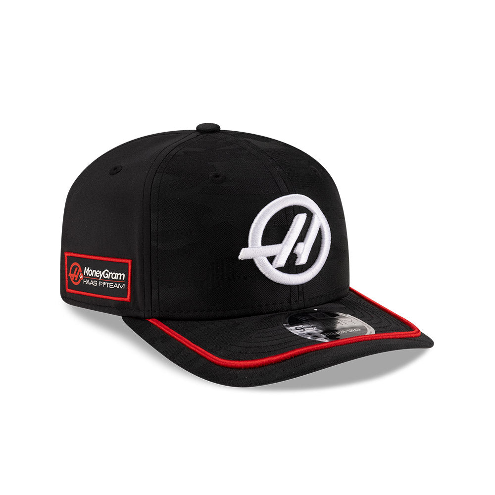 New Era หมวกรุ่น Haas Formula 1 Teamline Black Camo 9Seventy Stretch-Snap Cap