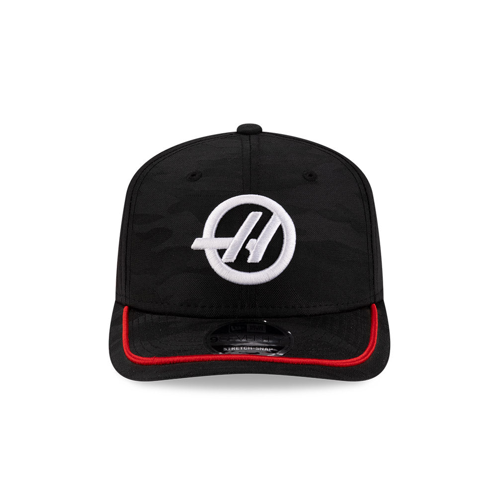 New Era หมวกรุ่น Haas Formula 1 Teamline Black Camo 9Seventy Stretch-Snap Cap