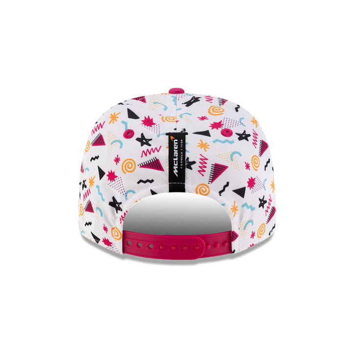 New Era หมวกรุ่น McLaren Racing Race Special White Miami 9Seventy Stretch-Snap Cap