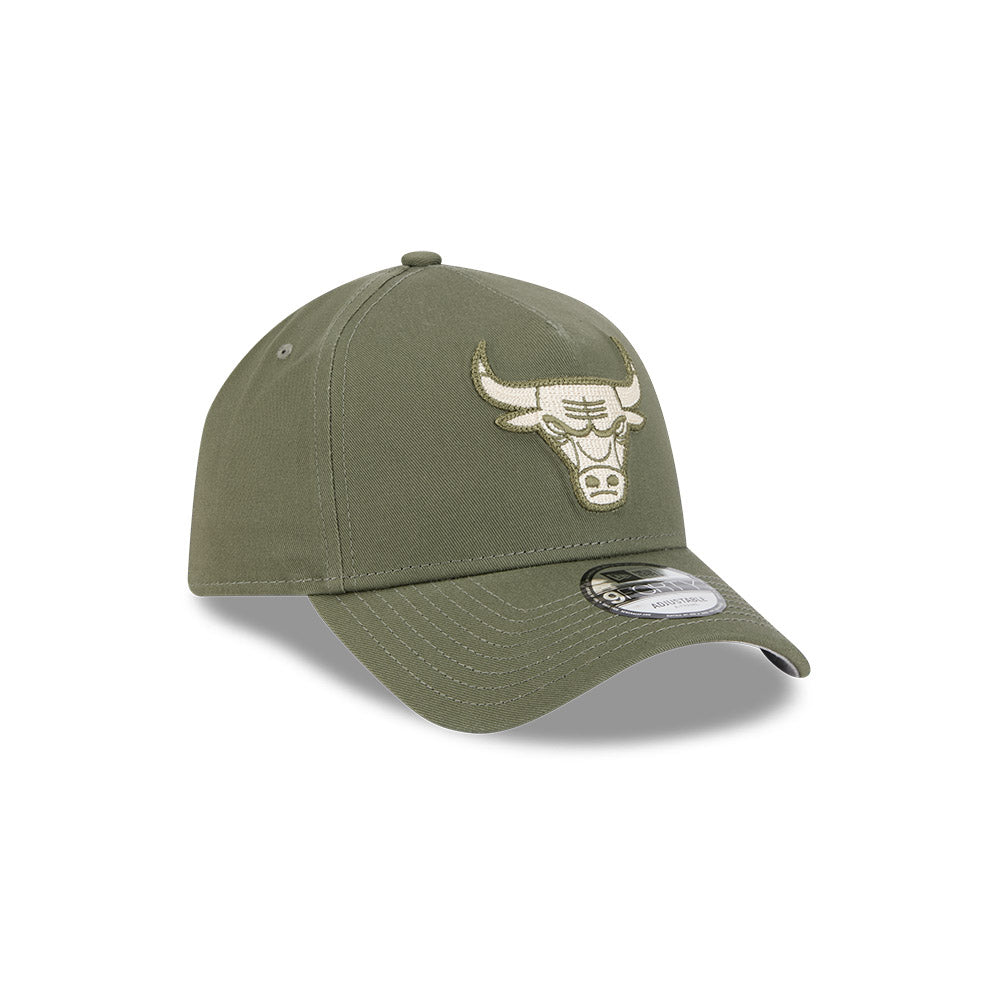 New Era หมวกรุ่น Chicago Bulls Earth Tonal Chainstitch New Olive 9Forty Af Cap