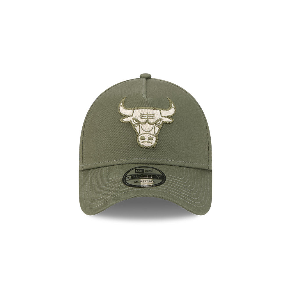New Era หมวกรุ่น Chicago Bulls Earth Tonal Chainstitch New Olive 9Forty Af Cap