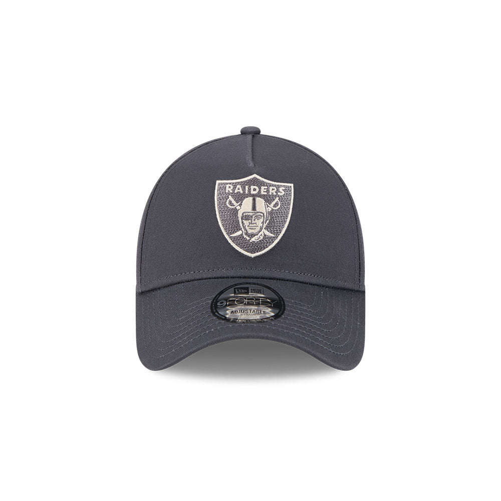 New Era หมวกรุ่น Las Vegas Raiders Earth Tonal Chainstitch Graphite 9Forty Af Cap