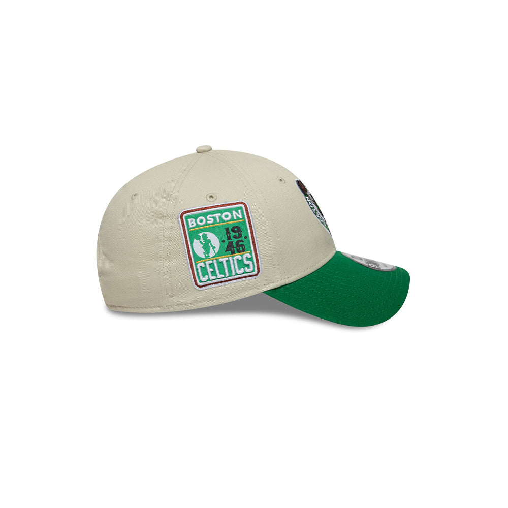 New Era หมวกรุ่น BOSTON CELTICS CONTRAST PATCH STONE 9FORTY CAP