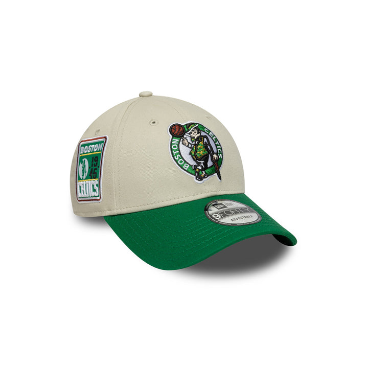 New Era หมวกรุ่น BOSTON CELTICS CONTRAST PATCH STONE 9FORTY CAP