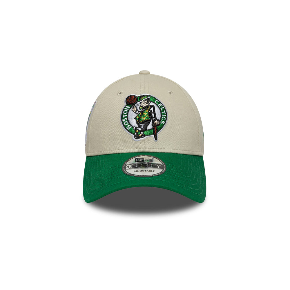 New Era หมวกรุ่น BOSTON CELTICS CONTRAST PATCH STONE 9FORTY CAP