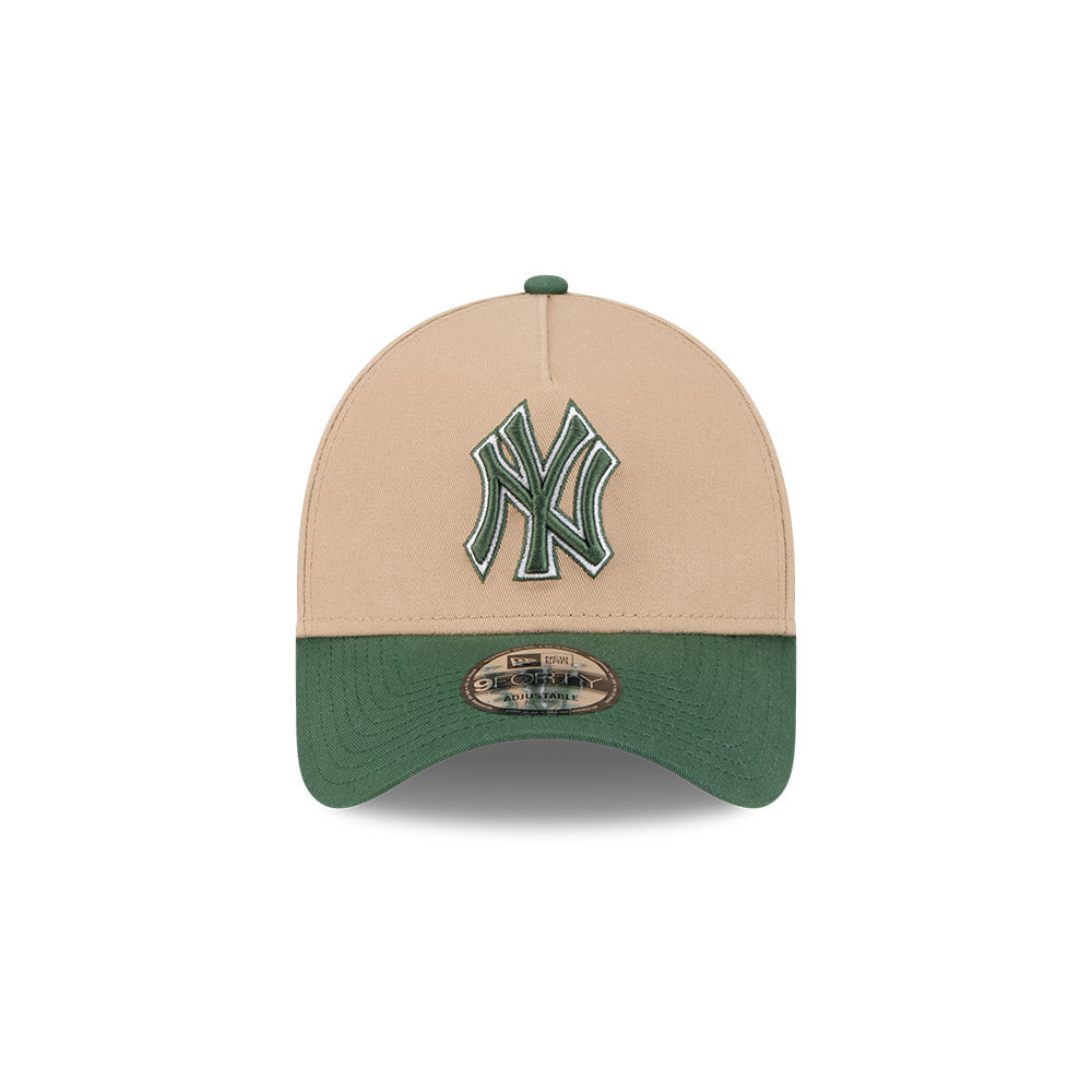 New Era หมวกรุ่น NEW YORK YANKEES NY CAMEL 2 TONE CAMEL 9FORTY A-FRAME CAP
