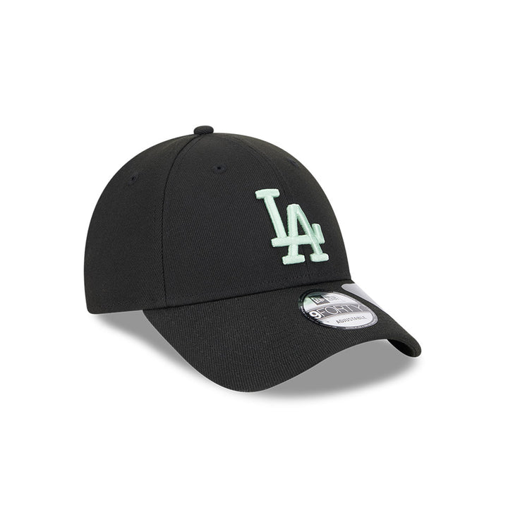 New Era หมวกรุ่น Los Angeles Dodgers Peppermint Repreve Black 9Forty Cap