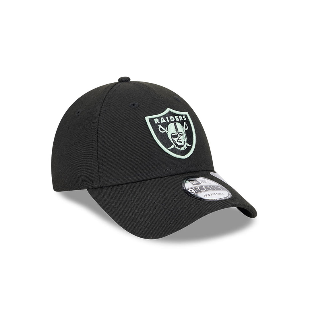 New Era หมวกรุ่น Las Vegas Raiders Peppermint Repreve Black 9Forty Cap