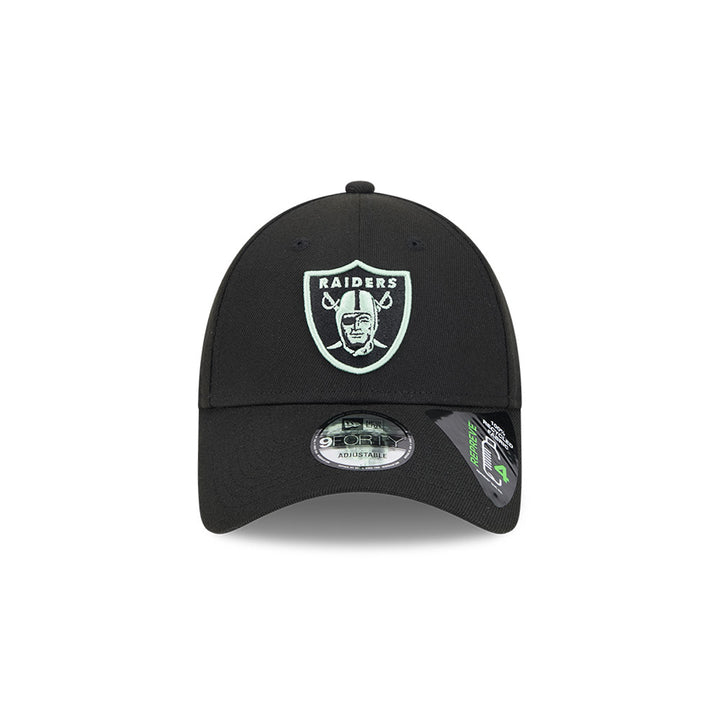 New Era หมวกรุ่น Las Vegas Raiders Peppermint Repreve Black 9Forty Cap