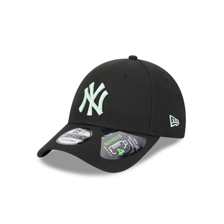 New Era หมวกรุ่น New York Yankees Peppermint Repreve Black 9Forty Cap