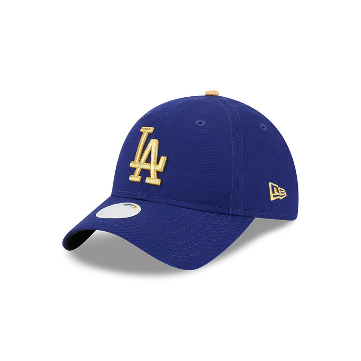 New Era หมวกรุ่น Los Angeles Dodgers MLB Gold Dark Blue Women 9Twenty Cap