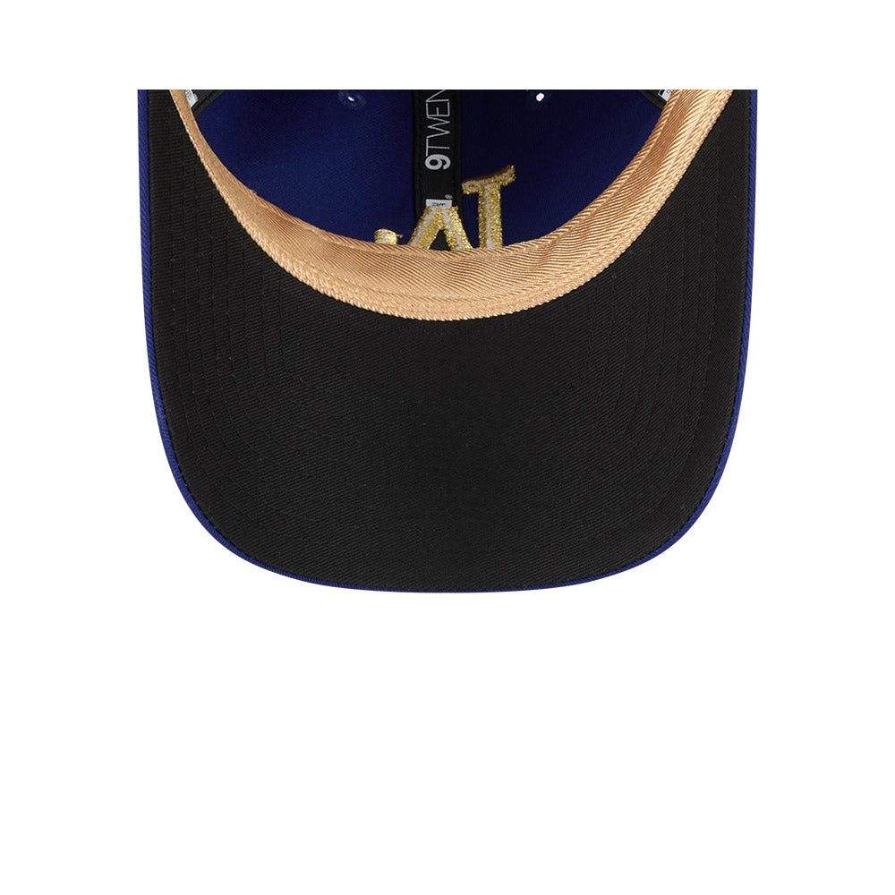 New Era หมวกรุ่น Los Angeles Dodgers MLB Gold Dark Blue Women 9Twenty Cap