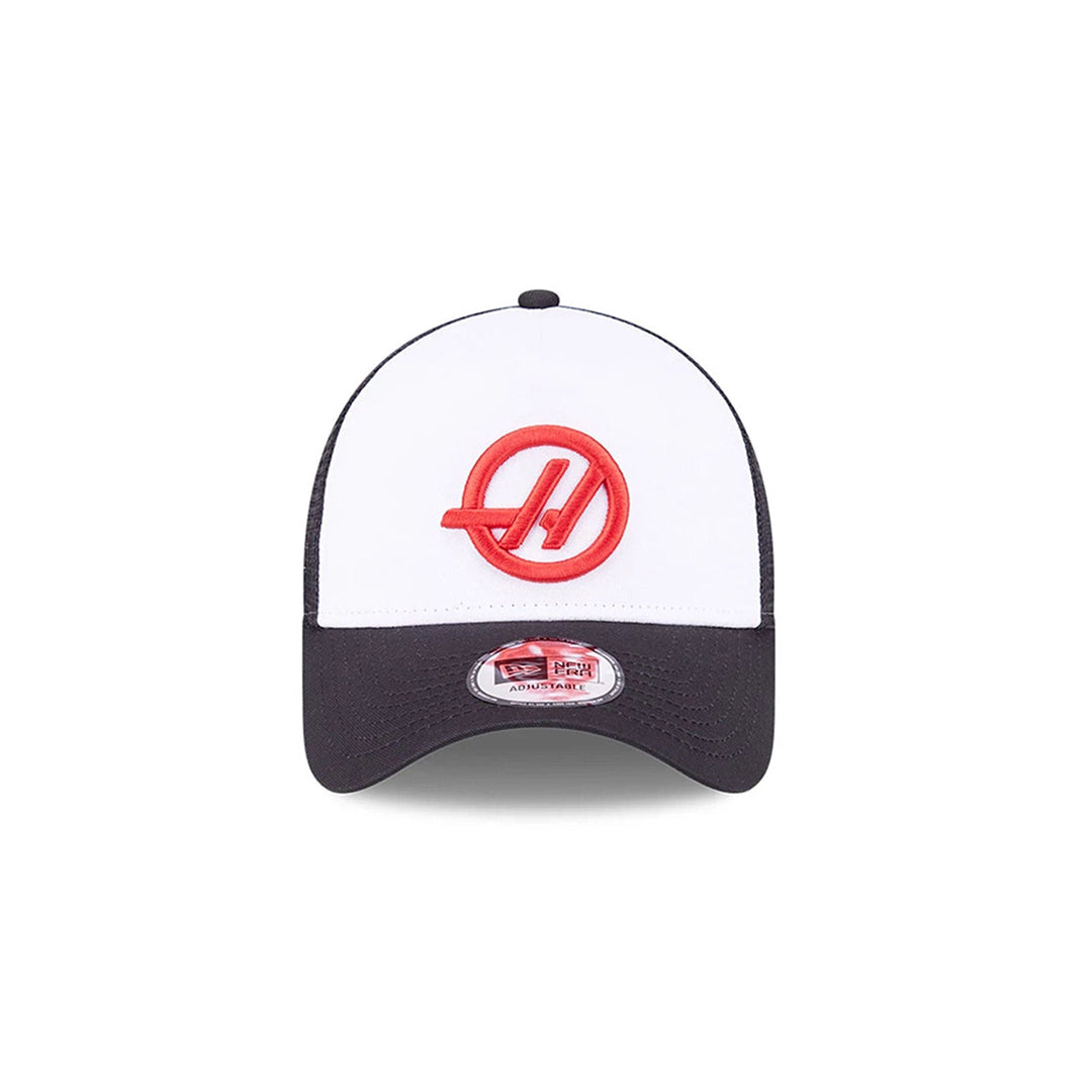 New Era หมวกรุ่น Haas Formula 1 Motorsport Black 9Forty A-Frame Trucker Cap