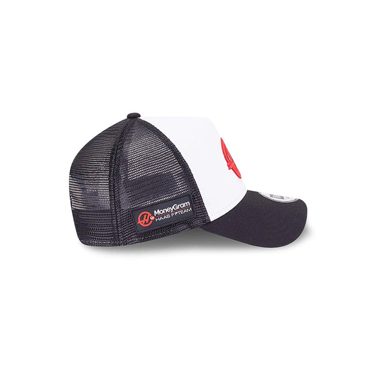 New Era หมวกรุ่น Haas Formula 1 Motorsport Black 9Forty A-Frame Trucker Cap