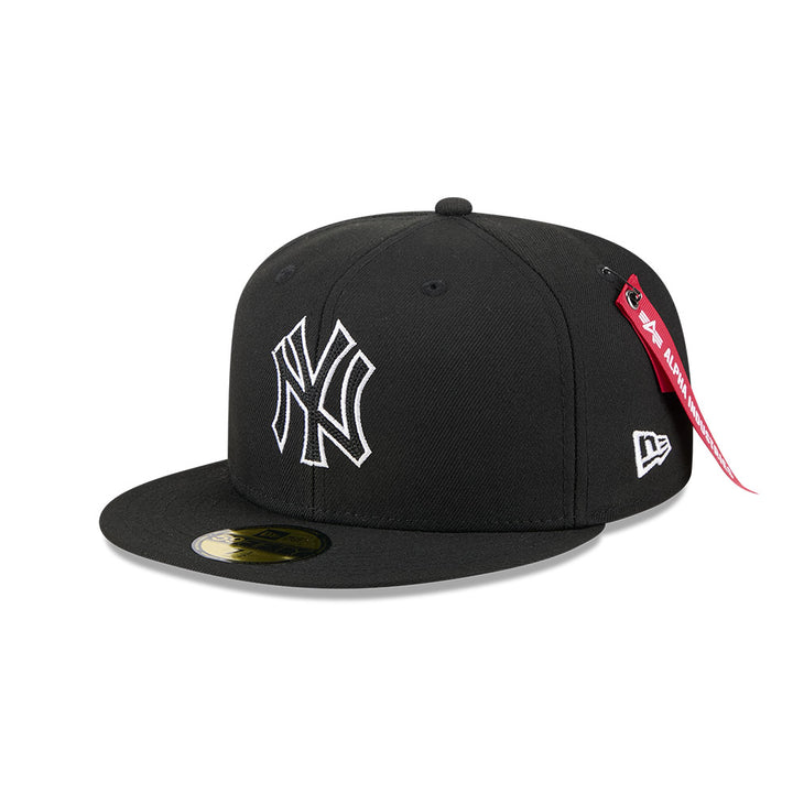 New Era หมวกรุ่น Alpha Industrial X Mlb New York Yankees Black 59Fifty Cap