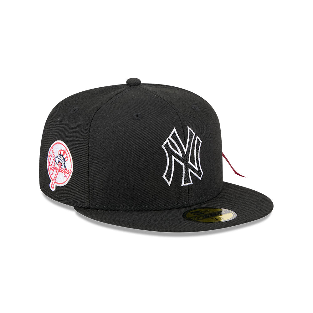 New Era หมวกรุ่น Alpha Industrial X Mlb New York Yankees Black 59Fifty Cap