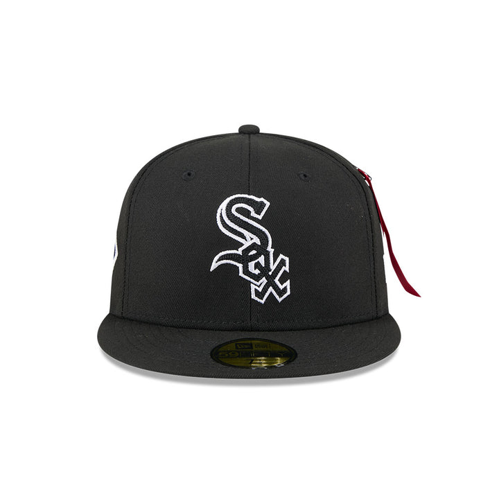New Era หมวกรุ่น Alpha Industrial X Mlb Chicago White Sox Black 59Fifty Cap