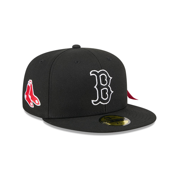 New Era หมวกรุ่น Alpha Industrial X Mlb Boston Red Sox Black 59Fifty Cap
