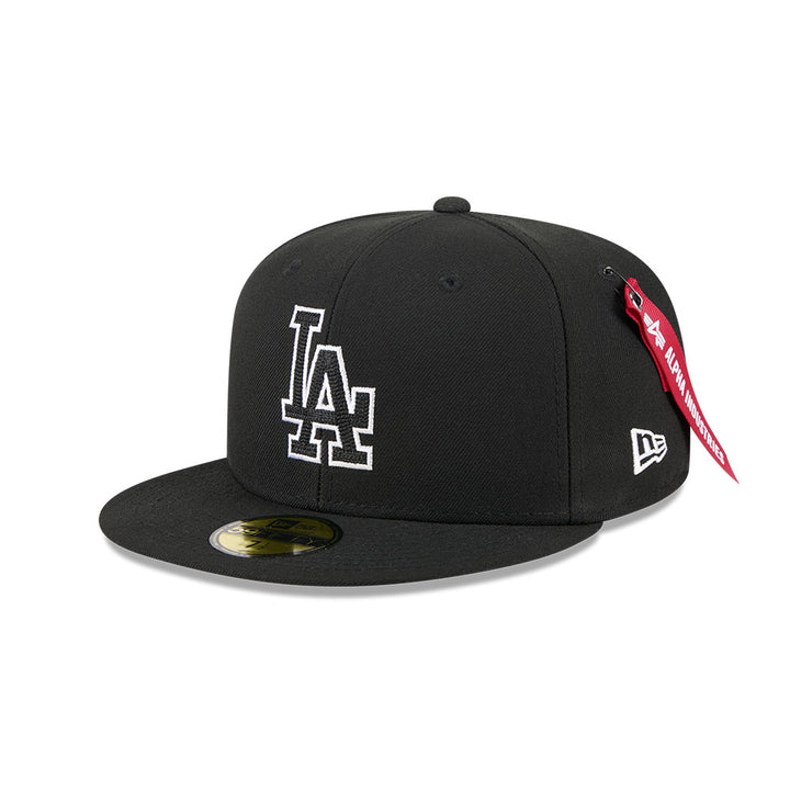 New Era หมวกรุ่น Alpha Industrial X Mlb Los Angeles Dodgers Black 59Fifty Cap
