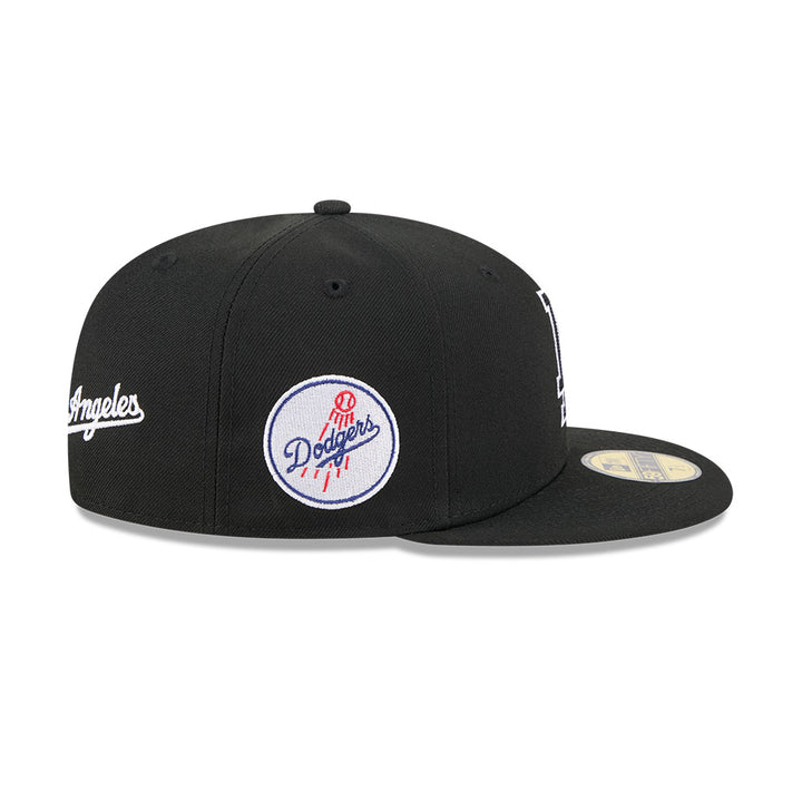 New Era หมวกรุ่น Alpha Industrial X Mlb Los Angeles Dodgers Black 59Fifty Cap