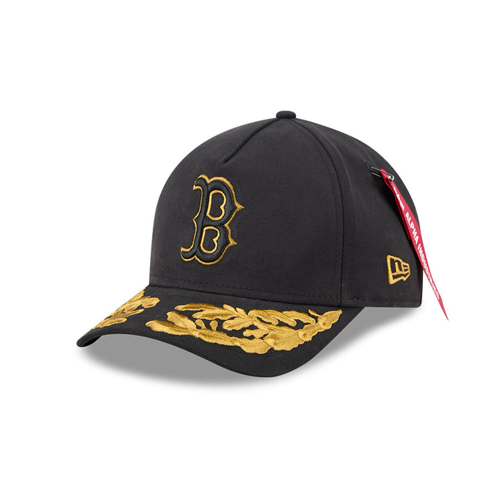 New Era หมวกรุ่น Alpha Industrial X Mlb Boston Red Sox 9Forty M Crown A-Frame Cap