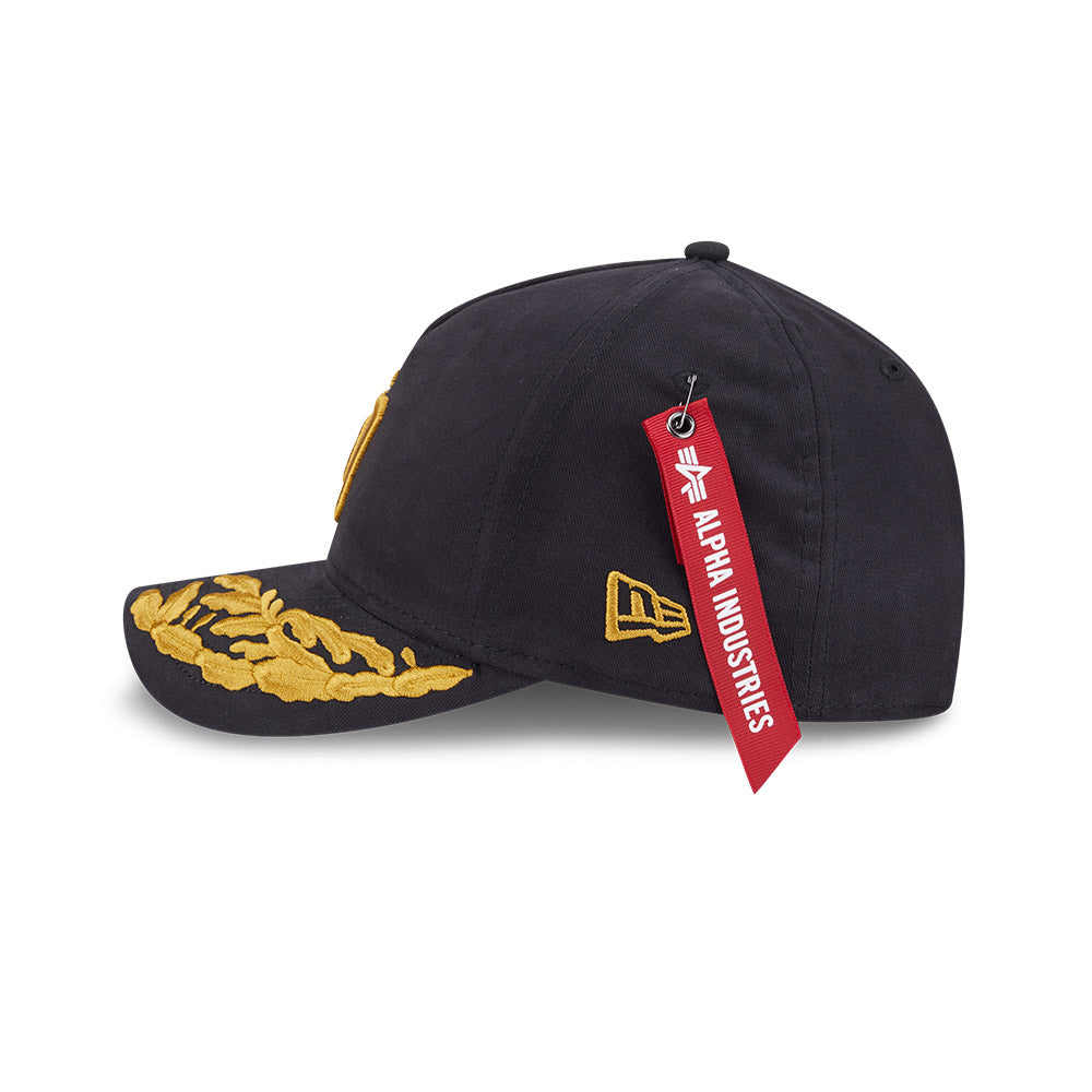 New Era หมวกรุ่น Alpha Industrial X Mlb San Diego Padres Black 9Forty M Crown A-Frame Cap