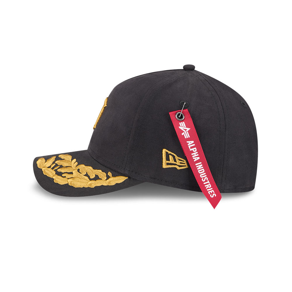 New Era หมวกรุ่น Alpha Industrial X Mlb Detroit Tigers Black 9Forty M Crown A-Frame Cap