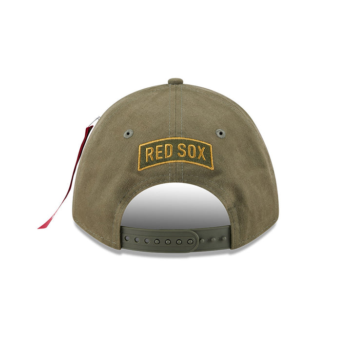 New Era หมวกรุ่น Alpha Industrial X Mlb Boston Red Sox 9Forty M Crown A-Frame Cap