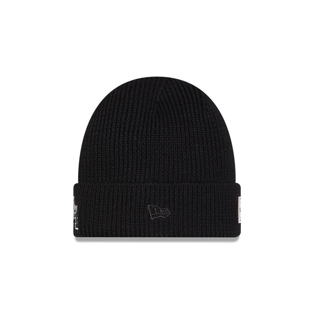 New Era หมวกรุ่น Alpha Industrial X Mlb Los Angeles Dodgers Black 4 Dart Short Cuff Beanie Cap