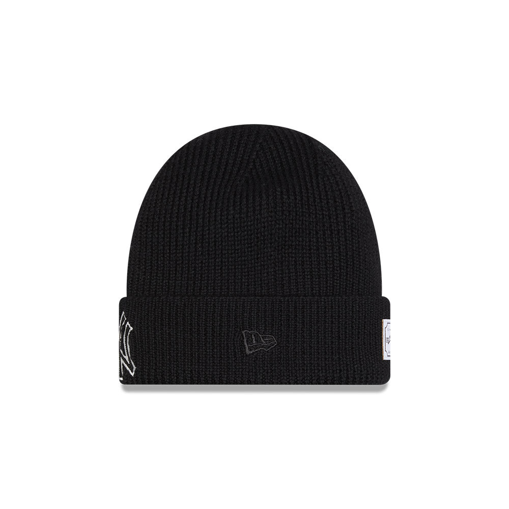 New Era หมวกรุ่น Alpha Industrial X Mlb New York Yankees Black Beanie Cap
